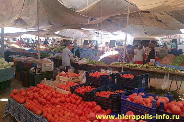 Фото рынок Чалыш  в Турции    