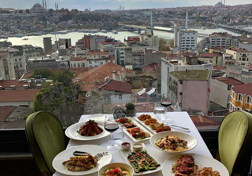 Рестораны с панорамным видом Стамбула